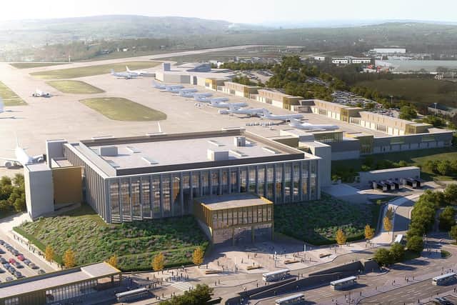 Artists impression of the new terminal.
