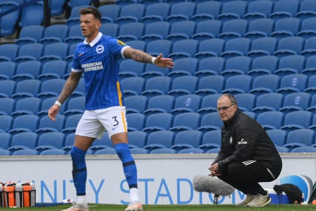 BUTTERFLY EFFECT - Ben White floated through the Leeds United side more than once as Brighton hit Marcelo Bielsa's men hard and avoided taking damage. Pic: Getty