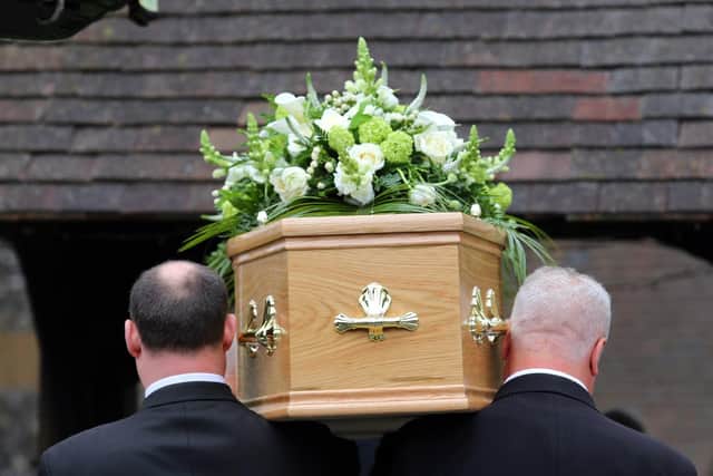 The limit on the number of mourners who can attend funerals is to be lifted in England, the Government has announced. PIC: PA