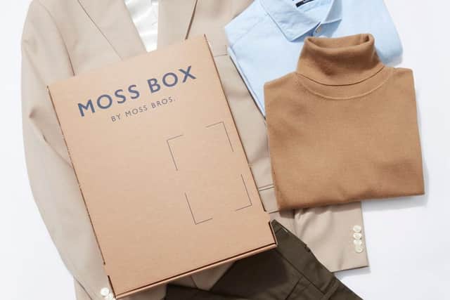 The suit and formalwear retailer has launched a new pay monthly subscription service for renting outfits. PIC: Moss Bross/PA