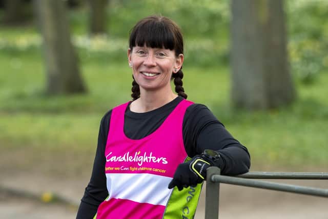 Stacy Procter has recruited more than 100 friends and family to each walk a mile this weekend as part of the Captain Tom challenge, in aid of Candlelighters Picture: Tony Johnson