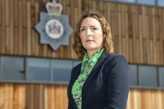 Detective Inspector Leanne Walker, of West Yorkshire Police's Economic Crime Unit. Picture: Tony Johnson.