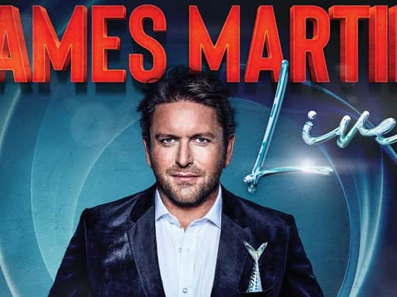 James Martin live is coming to Harrogate.