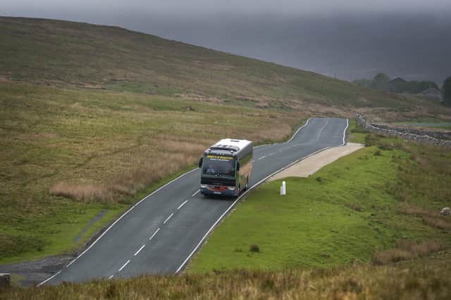 Coach company Bibby's of Ingleton, pictured at Ribblehead Viaduct in the Yorkshire Dales National Park, which lost thousands last year during the pandemic