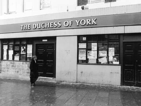 The Duchess of York in Leeds city centre was a popular venue where artists including  Steve Marriott of  Small Faces and Humble Pie fame played.