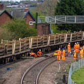 Engineers worked through the night after a derailment at Church Fenton caused chaos on the train network yesterday.