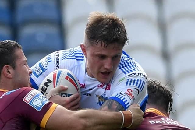 Liam Sutcliffe has been covering the injury-hit half-back role for Leeds Rhinos. Picture: Simon Hulme/JPIMedia.