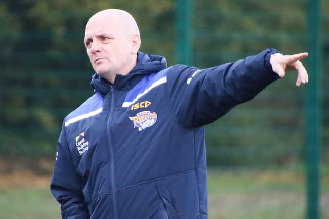 Leeds Rhinos head coach Richard Agar. Picture: Phil Daly/Leeds Rhinos/SWpix.com.