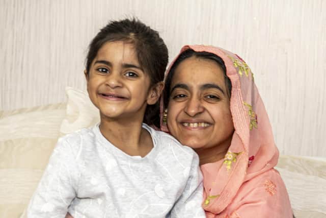 Sameeda Ramzan and daughter Alayna.
Photo: Tony Johnson