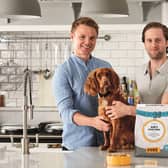 Daniel Valdur Eha and Mathew Cockroft now head up a multi-million pound business after cooking up a treat for their dog in a West Yorkshire kitchen