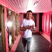 Zanetti in his award-winning Leeds bar, Dollhouse, which he opened in 2019