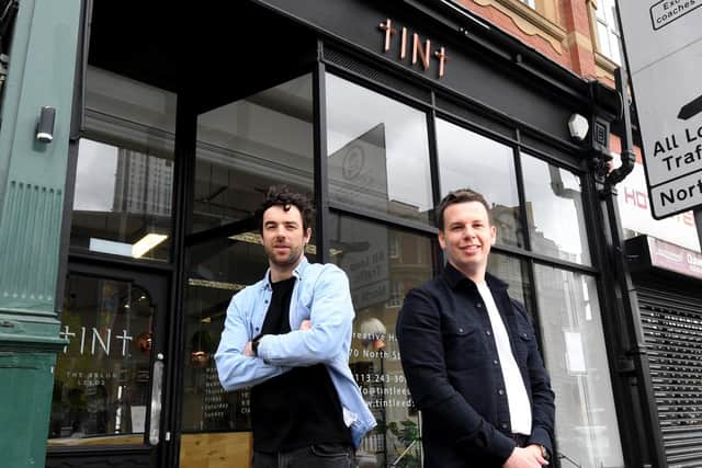 TINT's owners Matthew Sutcliffe (left) and Steven Whiteley are in the midst of a busy few weeks