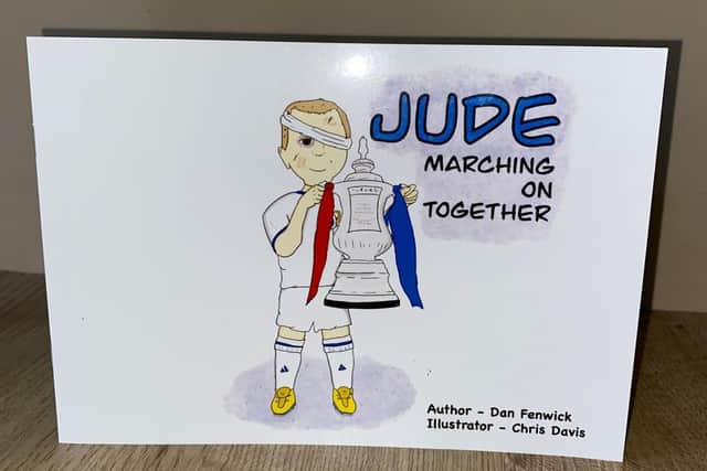 The book, written by a family friend and aptly called Marching On Together, follows the antics of the Whites and features cameos from Patrick Bamford and manager Marcelo Bielsa.