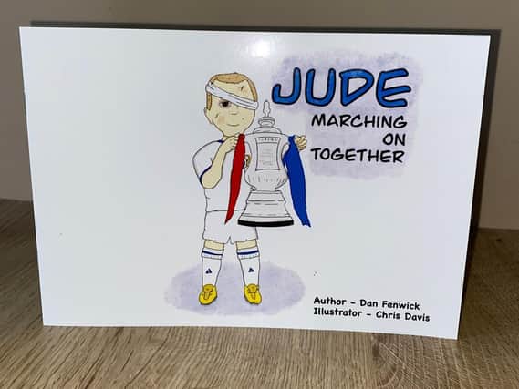 The book, written by a family friend and aptly called Marching On Together, follows the antics of the Whites and features cameos from Patrick Bamford and manager Marcelo Bielsa.