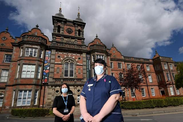 Lead Nurse Rhian Wheater and Director of Nursing Penny McSorley at the Thackray Museum of Medicine on Beckett Street as it prepares to close its as a vaccination hub.