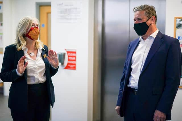 Tracy Brabin pictured with Labour leader Sir Keir Starmer. Pic: PA