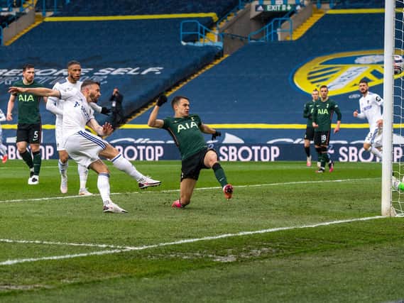 KNOWN QUALITY - Stuart Dallas has been a consistent performer and provider of goals for Leeds United this season. His strike against Tottenham Hotspur was his eighth of the season. Pic: Bruce Rollinson