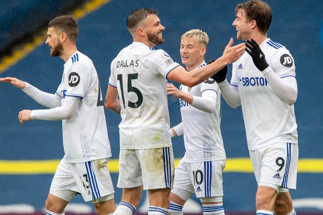EQUAL FOOTING - Marcelo Bielsa said Leeds United finally showed they can compete as equals with top sides, something he thought was possible this season. Pioc: Bruce Rollinson