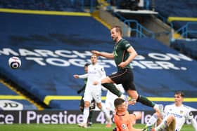 VAR CALL - Harry Kane was declared offside by VAR after running in to beat Illan Meslier. Tottenham boss Ryan Mason said he was disappointed with the decision after his side's defeat by Leeds United. Pic: Getty