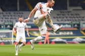 CLASSY: Leeds United winger Jack Harrison during Saturday's 3-1 victory against Tottenham Hotspur at Elland Road. Photo by Oli Scarff - Pool/Getty Images.