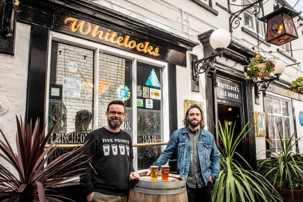 Whitelock's owner Ed Mason (left) with operations manager Dave Herbert