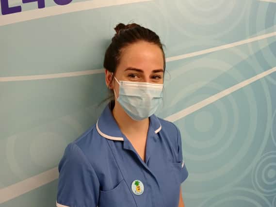 Rachel Carroll, staff nurse at Leeds Teaching Hospitals Trust. Picture: Leeds Teaching Hospitals Trust