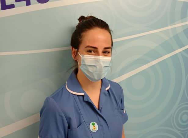 Rachel Carroll, staff nurse at Leeds Teaching Hospitals Trust. Picture: Leeds Teaching Hospitals Trust