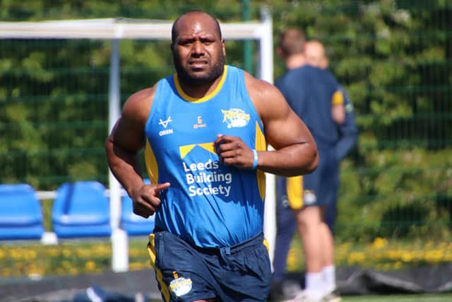 Rob Lui at training yesterday. Picture by Phil Daly/Varley Picture Agency.