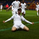 CALLED UP - Cian Coleman scored for Leeds United Under 18s in the FA Youth Cup win over MK Dons. He and team-mate Ben Andreucci have been called up by Republic of Ireland Under 19s for a training camp. Pic: Leeds United