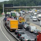 The M62 is closed in both directions due to an ongoing police incident.