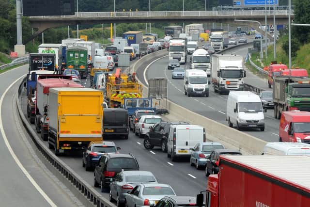 The M62 is closed in both directions due to an ongoing police incident.