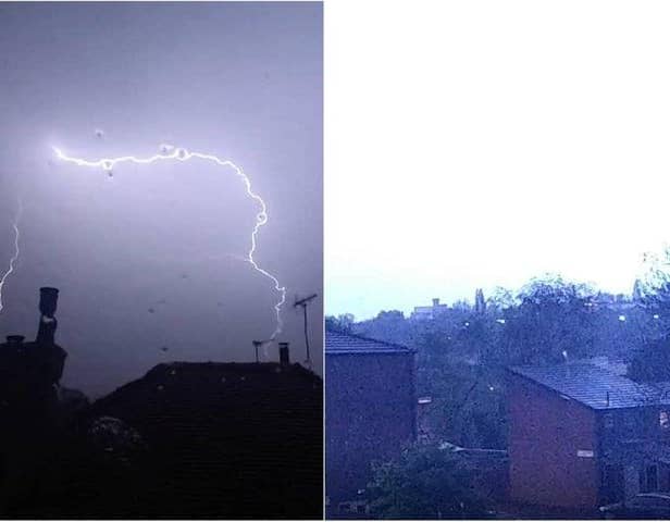 Thunder in Leeds last night.
