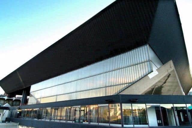 Leeds International Pool before it's demolition in 2009.
