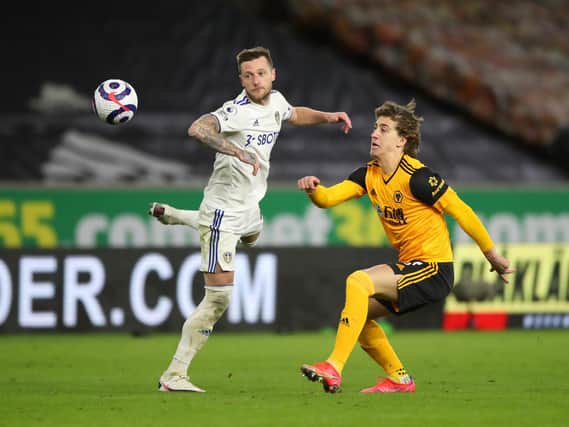 FIT AGAIN - Liam Cooper has missed four games for Leeds United through suspension and a minor knock but is healthy again ahead of the trip to Burnley. Pic: Getty