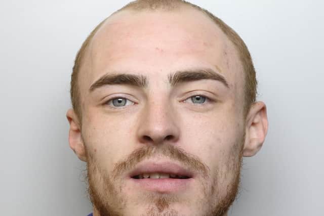 Jack Hill was jailed for 18 months for assaulting his former partner.