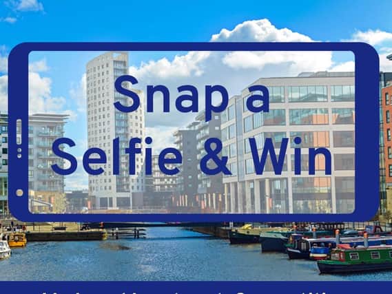 Snap a selfie and be in with the chance of winning £30 high street voucher.