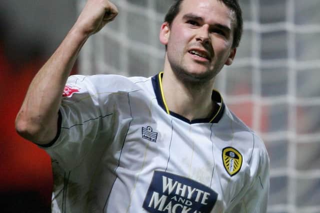 David Healy celebrates scoring against Ipswich Town at Portman Road in January 2006. PIC: Varley Picture Agency