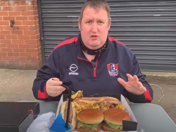 Danny Malin pictured outside Big Phillies takeaway on Cross Green Industrial Estate.