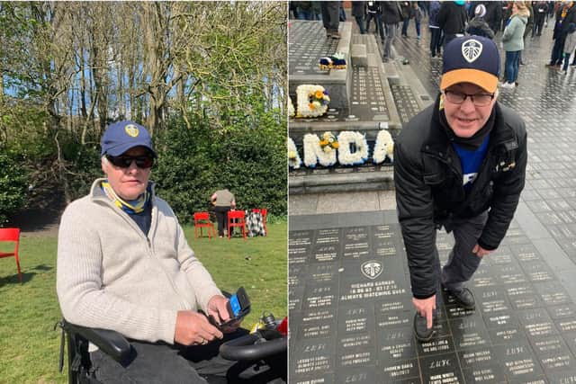 Mark's family want to get him to Elland Road one last time