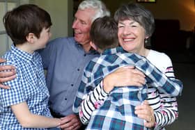 Hugs and other physical contact between households will be permitted for the first time since restrictions began (Photo: Martin Rickett/PA Wire)
