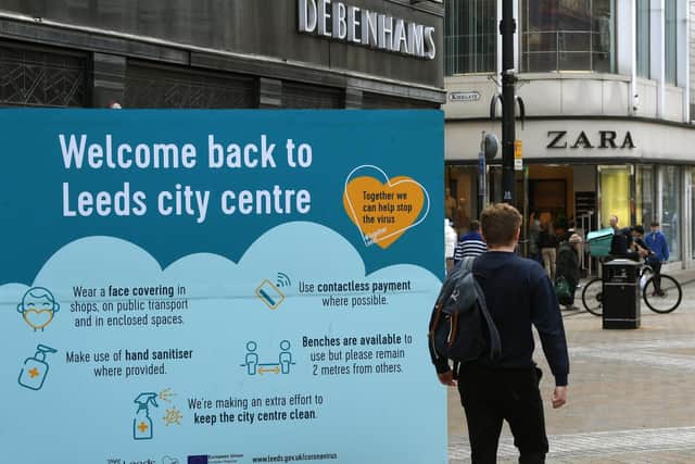 Restrictions in Leeds will ease today under phase three of the Government's road map out of lockdown