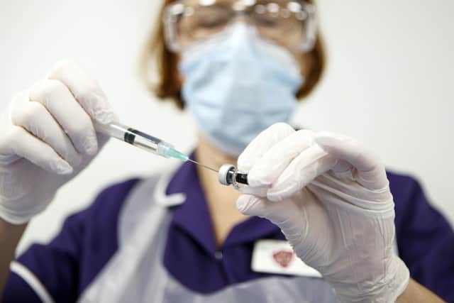 Around 235 women will be given the Pfizer/BioNTech vaccine or a placebo in the study, with St James' Hospital in Leeds among the locations involved. Picture: Danny Lawson