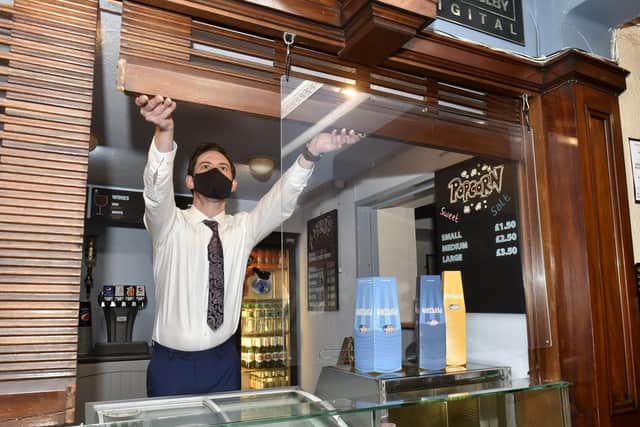 Gary Benn, manager of Cottage Road Cinema Headingley.
Photo: Steve Riding