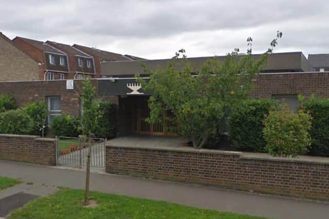 The assault took place outside Chigwell and Hainault Synagogue in Chigwell.