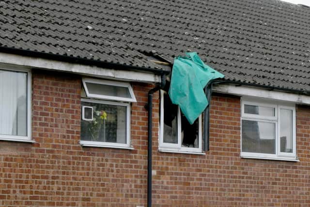 A man has died after a fire broke out in his first floor flat in Rothwell.