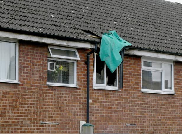 A man has died after a fire broke out in his first floor flat in Rothwell.