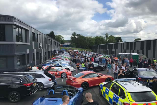 Pictured is a previous Leeds Supercar Meet.