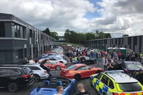 Pictured is a previous Leeds Supercar Meet.