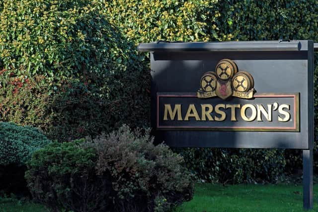 Library image of Marston's Brewery in Burton upon Trent, Staffordshire.
