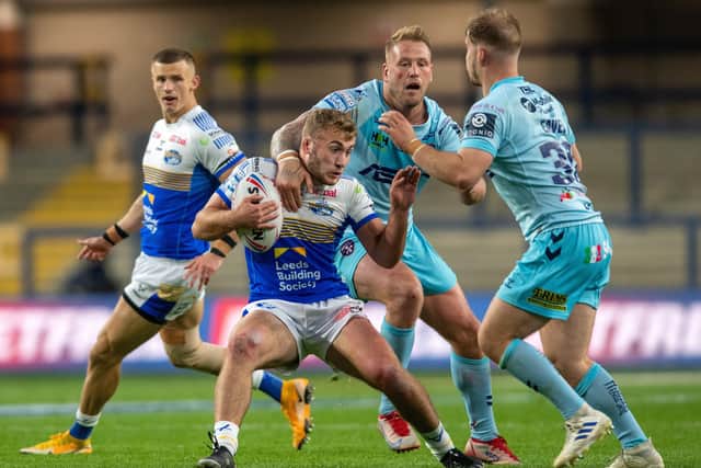 Jarrod O'Connor impressed our YEP Jury against Wakefield on Friday.
 Picture: Bruce Rollinson.